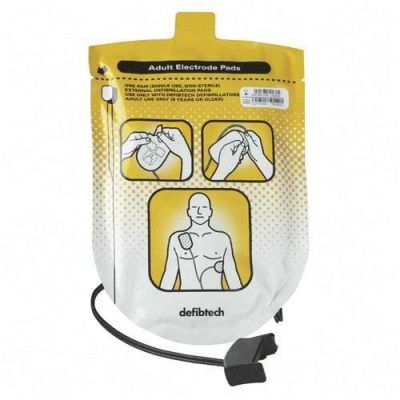 Piastre per defibrillazione Defibtech LIFELINE - Adulti (coppia) - Originali