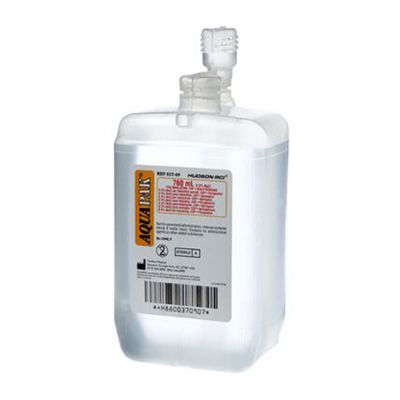Soluzione salina Aquapak da 760 ml