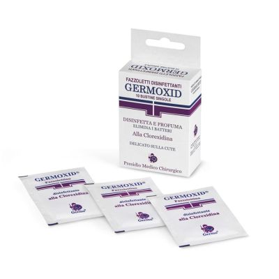Salvietta disinfettante alla clorexidina GERMOXID (conf. 10 pz.) su CFS  PRODOTTI MEDICALI