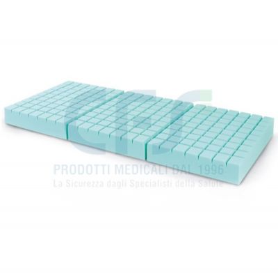 Materasso antidecubito in poliuretano LEVITAS ST625/7- 3 sezioni L190 H10