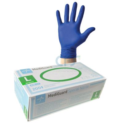 Guanti in nitrile senza polvere MEDIGUARD Special (conf.200 pz)
