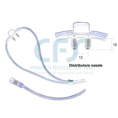 Cannula nasale OS/12A  con tubo 160 cm - Adulti  