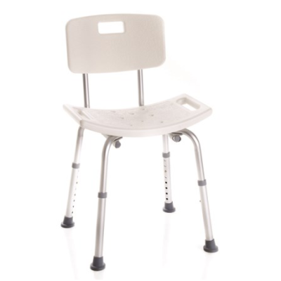 Sgabello per doccia con schienale ONDA RS829