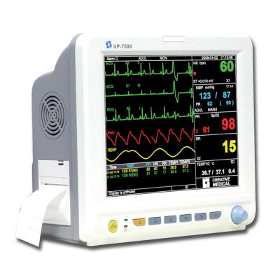 Monitor multiparametrico UP-7000 + Stampante - SpO2, NIBP, ECG (7 deriv.) e TEMP