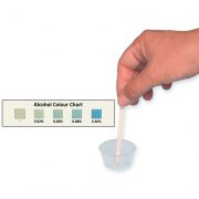 Test alcolimetrico su striscia (conf. 25 test)