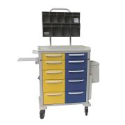 Carrello Medicazione/Anestesia I-MEDIK Hospital LUX - 10 cassetti