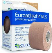 Tape neuromuscolare EUROATHLETICS KLS cm 5 x 5 mt - Carne