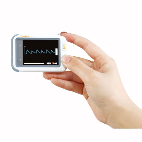CheckMe ECG Portatile 24 Ore con Analisi ECG AI,Misuratore ECG a Fascia  Toracica Misurazione a Lungo Termine per Software PC,Dispositivo ECG Mobile